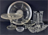 Collection Of Pressed Glassware
