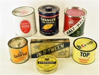 Collection Of Seven Tobacco Tins