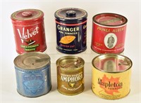 Collection Of Six Tobacco Tins