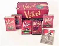 Group Of Velvet Tobacco Pocket Tins