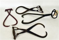 Collection Of Commercial Ice Tongs