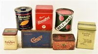 Collection Of Seven Tobacco Tins