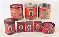 Collection Of Prince Albert  Tobacco Tins