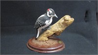 Downey Woodpecker carving by BM Wilson