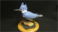 B M Wilson carved Kingfisher NS