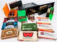 Firearm Lot of Reloading Supplies and Ammo