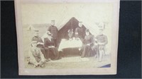 Early military encampment photograph