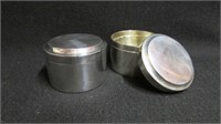 Swedish sterling men's travel containers