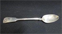 Huge London sterling stuffing spoon 1854