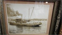 Early Bear River ship photograph & map