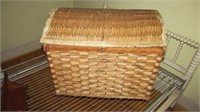 Large wicker dome top trunk