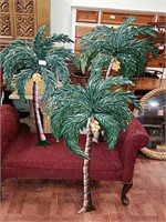 Choice of three metal palm tree wall decor