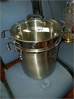 12 quart saucepan with strainer and lid