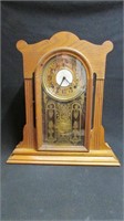 Ingraham oak mantle clock