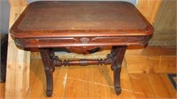 Victorian walnut desk Eastlake style