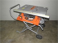 Ridgid 10" Table Saw with Rolling Stand-