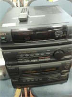 Sony compact disc deck receiver no speakers