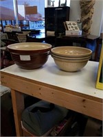 Two bowls (Brown-Gray)