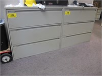 (4) Lateral File Cabinets w/