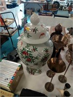 Oriental style ginger jar from Harrods