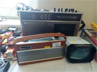 Dolby stereo cassette player,Roberts radio &slide