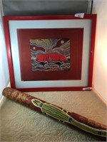 SIGNED ABORIGINAL PAINTING OF "ULARU"