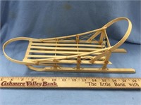Replica of a dog sled by Richard Strand, made from