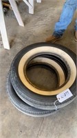2-Model A White Wall Tires