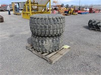 (2) Goodyear 21.5L -16.1SL Tires & Rims