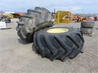 (2) Firestone 35.5 x 32 Tires & Rims