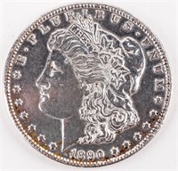 Coin 1890-CC  Morgan Silver Dollar Extra Fine*