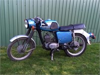 MZ Motorcykel 150cc.  årg:1974 MOMSFRI