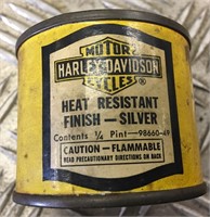 2 x Tins of Harley Heat Resistant Paint - Silver