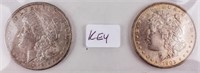 Coin 2 Morgan Silver Dollars 1892 & 1903