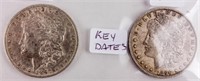 Coin 2 Morgan Silver Dollars 1879-O & 1896-O