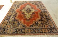 Hand Knotted Wool Rug.