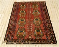 Persian Hand Knotted Wool Rug.