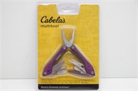 NEW Cabela's Purple Multi Tool Pliers with Case
