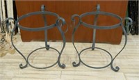 Wrought Iron Flower Pot Stands.