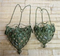 Metal Hanging Baskets.