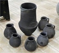 Egyptian Pottery Vase and Jugs.
