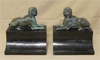 Maitland-Smith Sphinx Bookend Boxes.