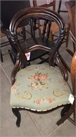 Floral seated chair