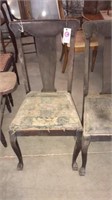 Set of 4 antique chairs
