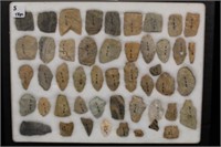 48pcs Arrowheads/Spearpoints from Stanley County,