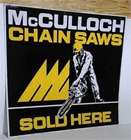 McCulloch Chain Saw SST sign