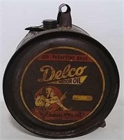 Delco Motor Oil rocker can