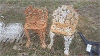 cast yard chairs