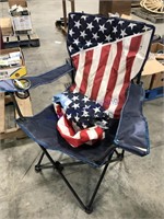 Folding lawn chair