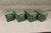 (4) Ammo Boxes